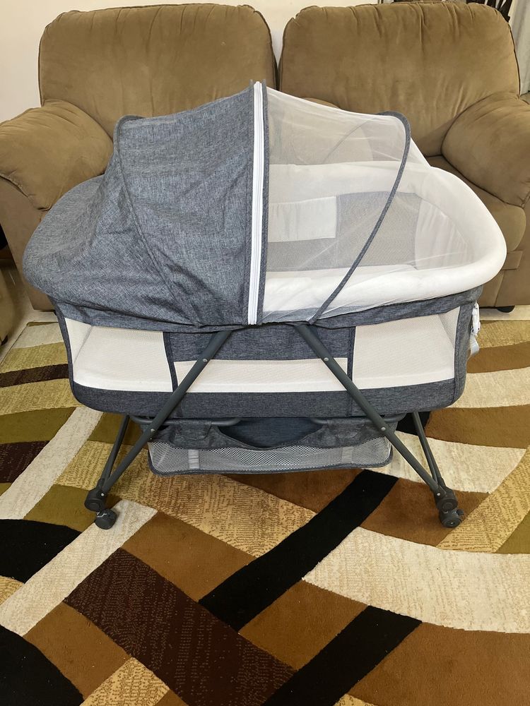 Baby Cradle With Mattress