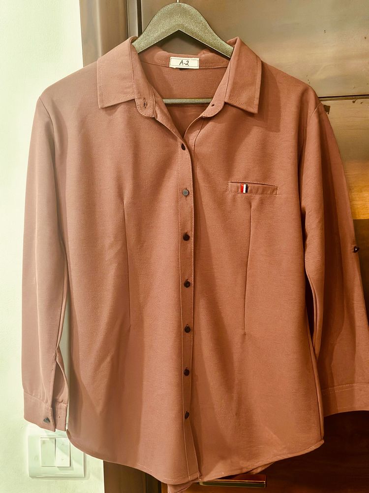 Peach Shirt For Your Casual And Fomal Outings