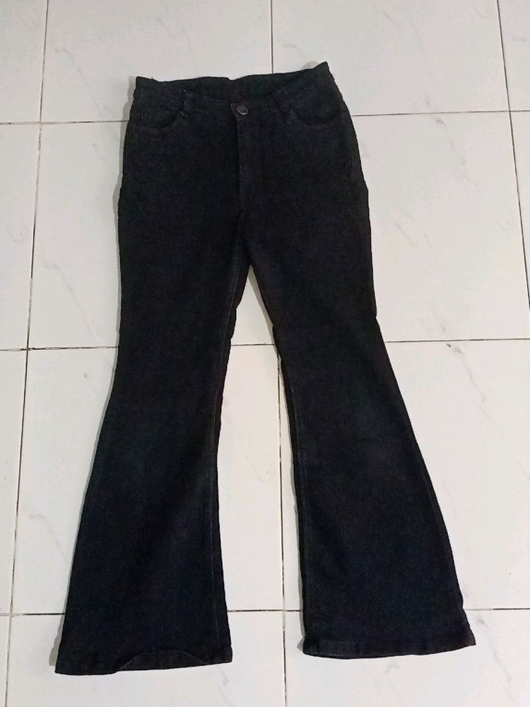 Black Bootcut Jeans