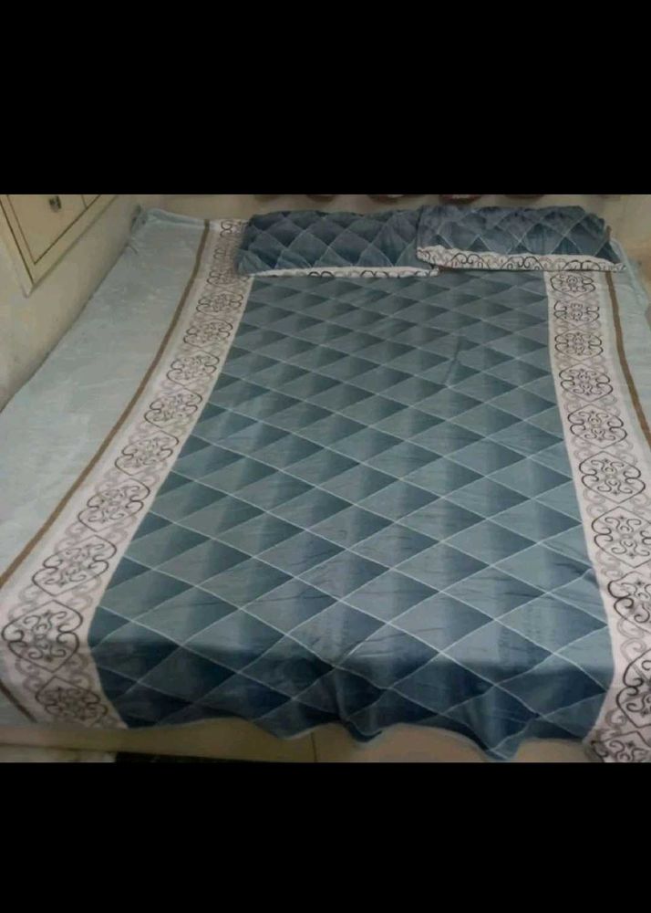 Woolen Double Bed Bedsheet