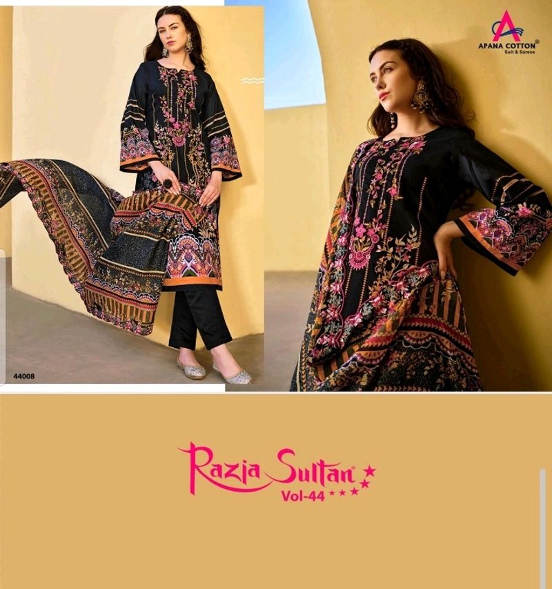 Unstitched Cotton Karachi Pakistani Print Suits