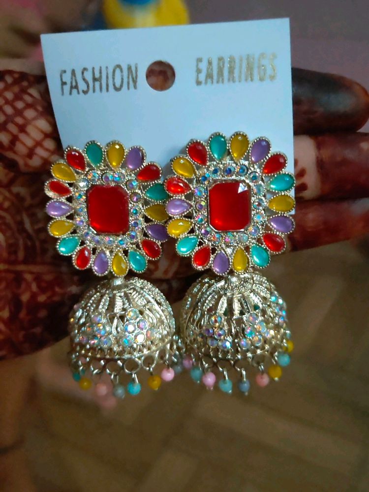 Multicolored Earrings