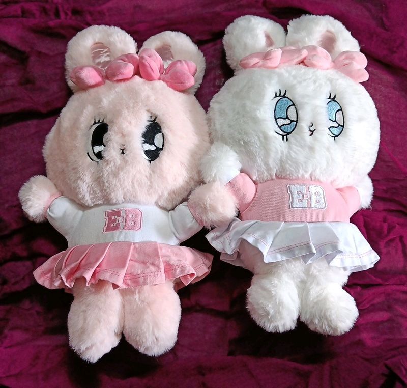 Pair Of Imported Esther Bunny Plushie