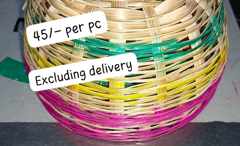 5 Pc. Colorful Basket (Chath Puja)