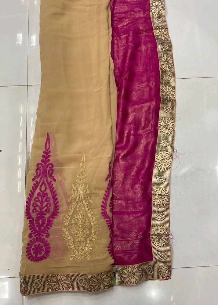 Dhavani Saree Pink