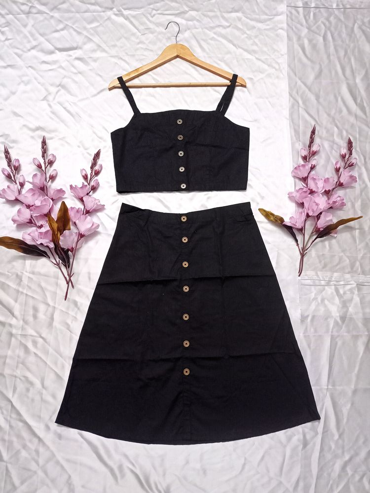 Black Cotton Co-ord set