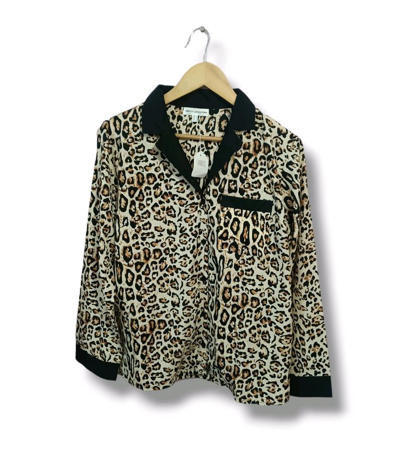 PrettyLovingThing Animal Print NightShirt (Women's