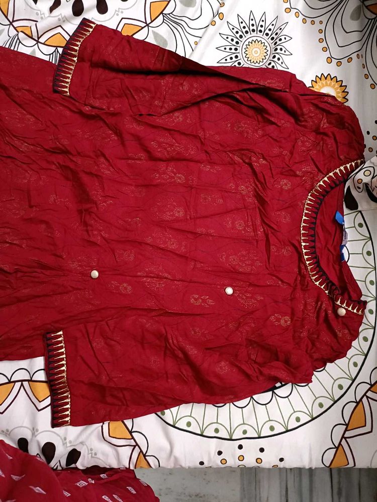 Maroon Kurti , Medium Size