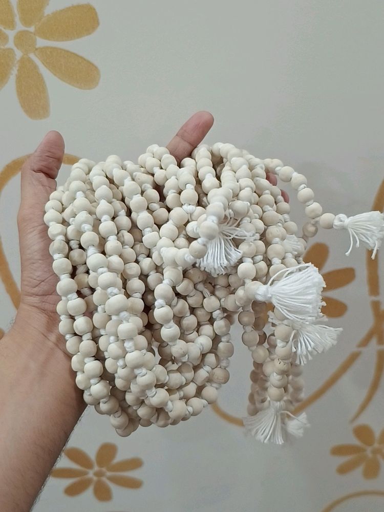 Wholesale White Tulsi Mala 108