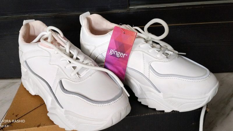 Ginger White Sneakers
