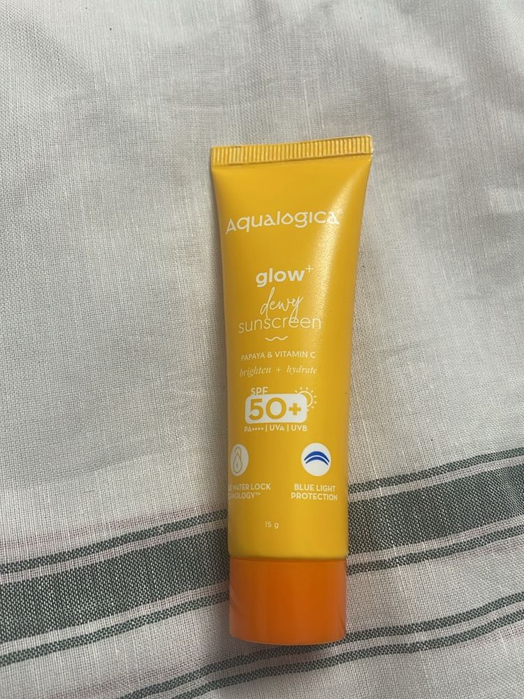 Aqualogica Glow sunscreen