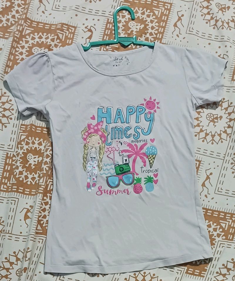 Girl's Cotton T-shirt