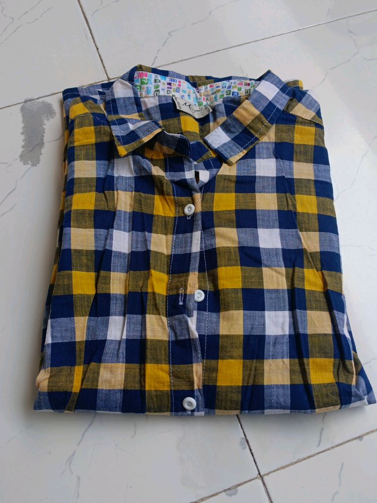 Checked Shirt For Woman