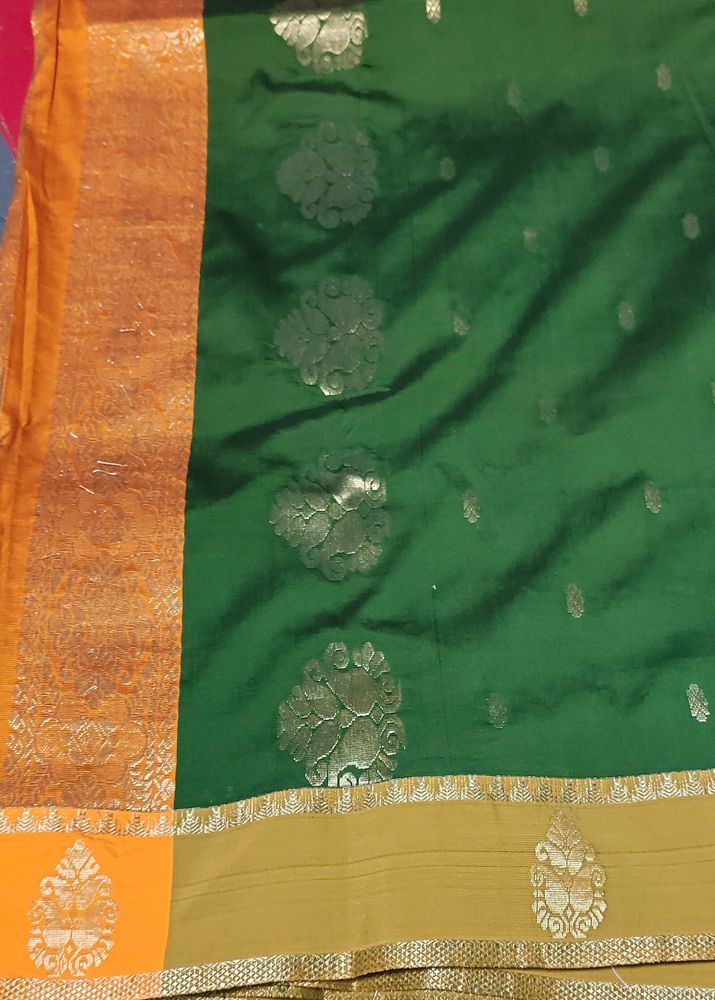 Green Silk Saree