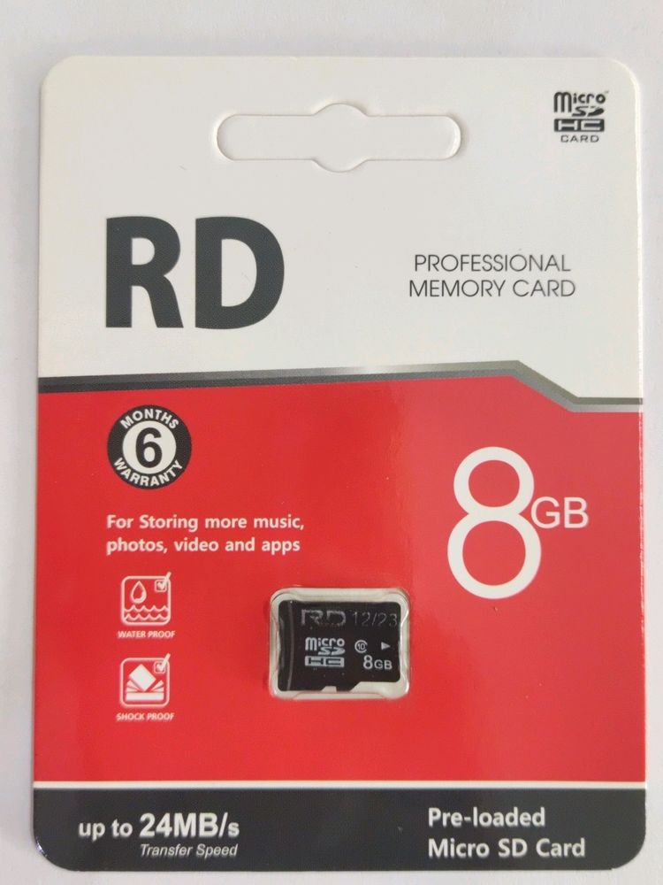 RD 8gb Memory Card