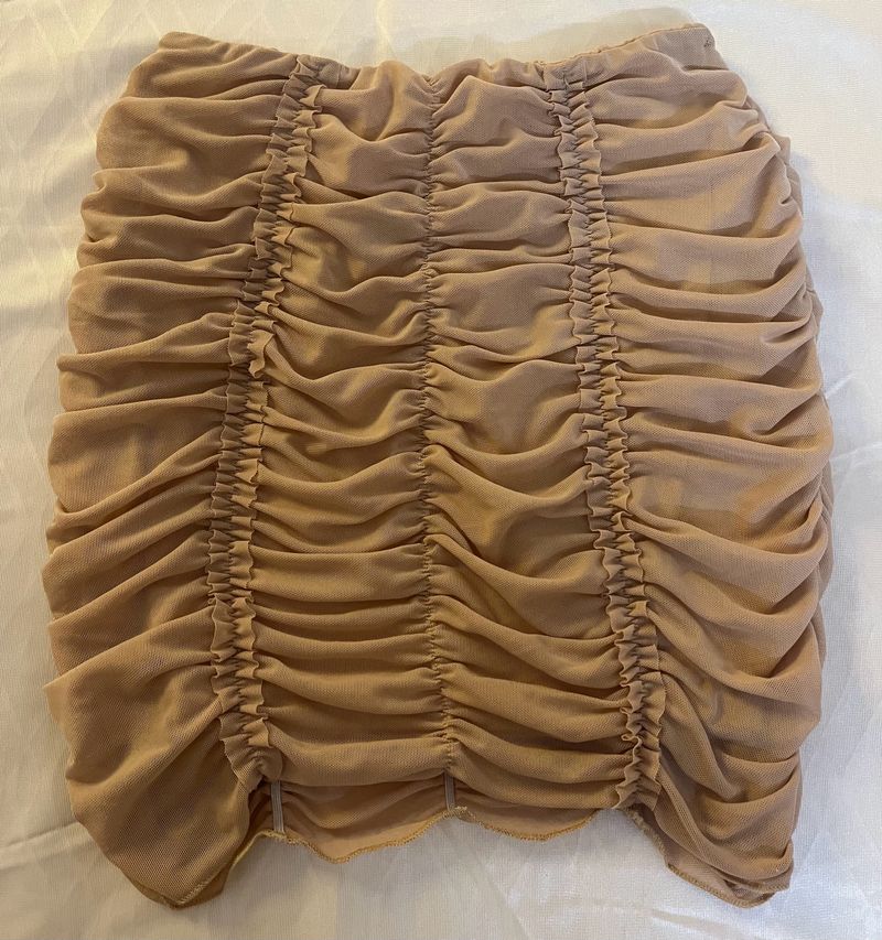 Ruffle Bodycon Skirt