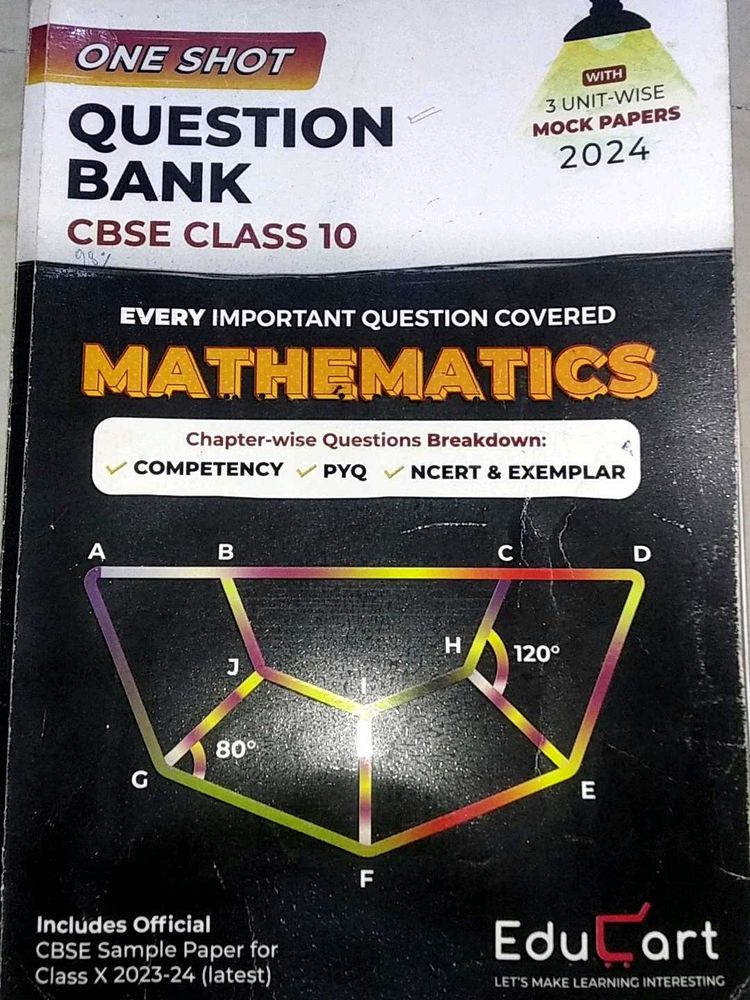 CLASS 10 CBSE ONE SHOT QUESTION BANK MATHEMATICS