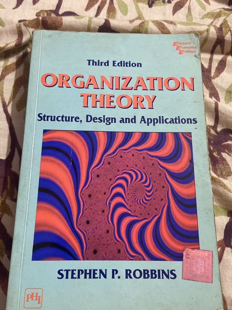 Organisation Theory - Stephen P Robbins