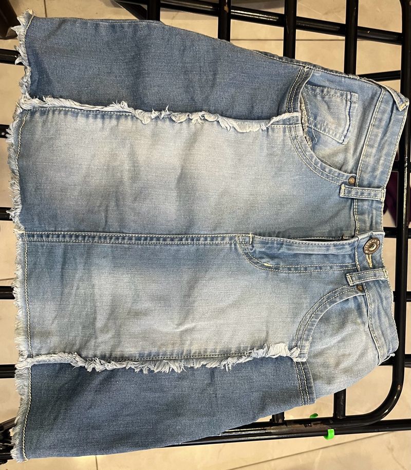 Mini Denim Skirt