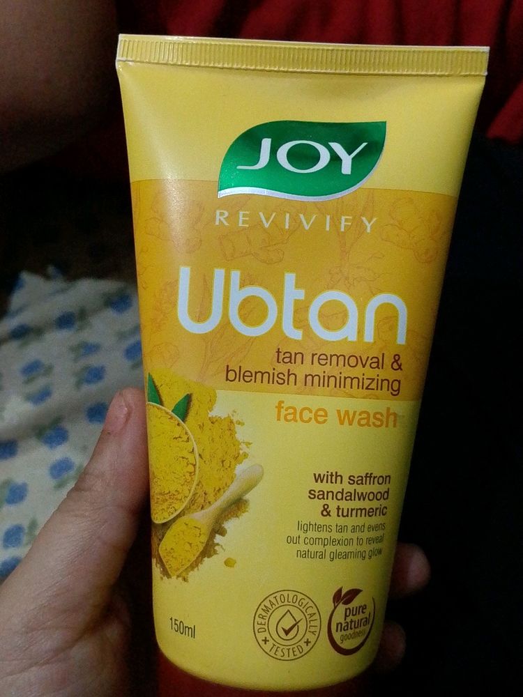 Joy Ubtan Face Wash New Pack